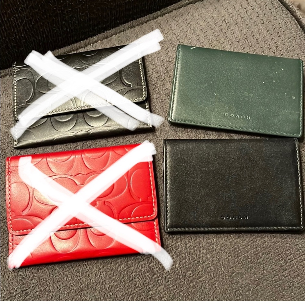 Coach Card Holders